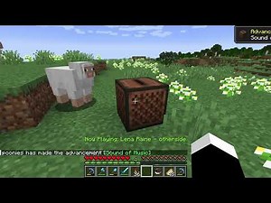 Minecraft: How to get Sound Of Music advancement