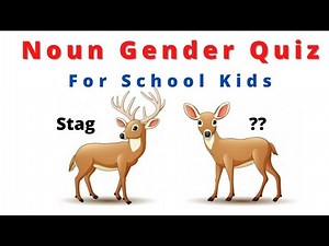 Gender Quiz for Kids || Concept Clear