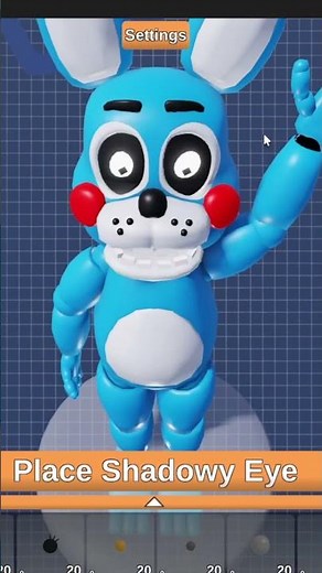 How To Make Shadow Bonnie In TPRR OC Creator #fnaf #fnaf2 #shadowbonnie