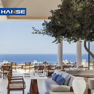 [Hot Item] Upholstered Booth Seating Cafe Shop Restaurant Furniture Set with Table and Chairs