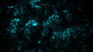 Particle background. Animation of abstract particle movement. dark particle background with glow effect. 4K animation. Looped