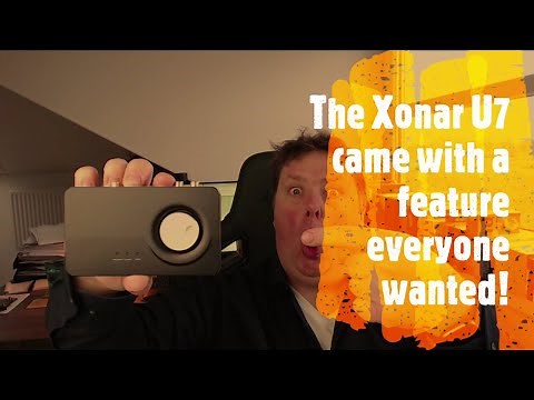 This Xonar U7 came with a cool feature!