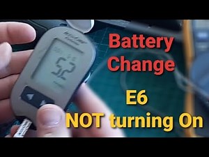 Accu-Chek E6 or Not Turning on Repair / Battery Chage
