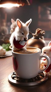 Little bunny latte art creators. | The Coffee Stir