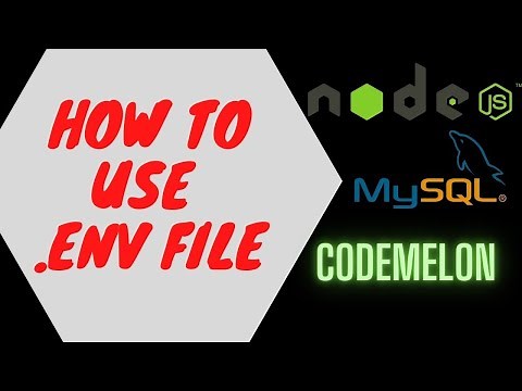 How to use .env file ? Nodejs MySql || Learn Quickly Nodejs || #nodejs #mysql #.env #protectdata