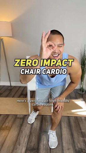 Justin Agustin on Instagram: "Low impact seated cardio chair workout for beginners or anyone who needs it really. It’s a great way to promote circulation and break a sweat in a super gentle way 🔥💪🏽 time 30 to 60 seconds per move. Rest 10-30 seconds between rounds. Repeat 2-3 times. You got this! ___________________ Start your journey to becoming a stronger and healthier YOU at justinagustin.com Enjoy full length beginner exercises with low impact modifications for all fitness levels. Exercise