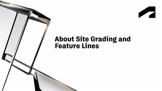 About site grading and feature lines | Autodesk