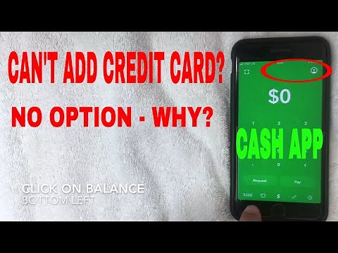 ✅ Can't Add Credit Card Cash App? No Option - Why? 🔴