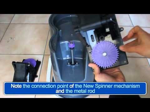 Spin Mop - Learn How to Replace the White Magic Spin Mop Spinner Mechanism