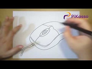 Computer Mouse Easy Drawing Tutorial