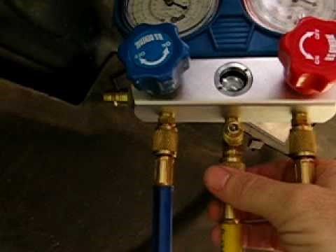 Part 2. How to properly charge an auto AC R134a refrigerant air conditioning system.
