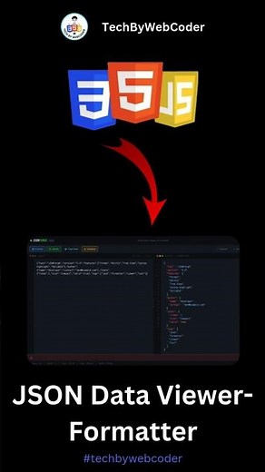Day 21: How To Build a JSON Data Viewer-Formatter Using HTML, CSS & JavaScript (For Beginner)