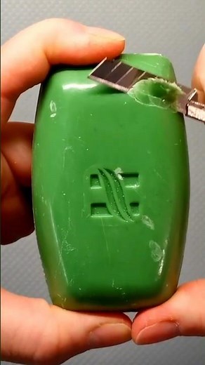 ASMR💚🐸 This Soap Cutting Video Will Fix Your Mood Instantly 😌 #асмрsoap #relax #asmr #soap #drysoap