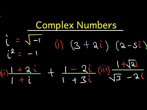 complex numbeers recorded class