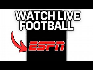 New! How To Watch Live Football On Espn App (Full Guide) 2025!