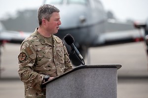 Air Force Special Operations Command accepts the first missionized OA-1K Skyraider II