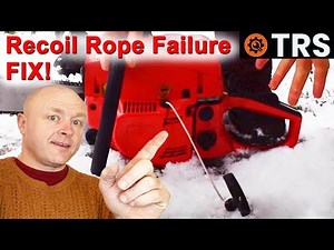 Chainsaw Starter Recoil Spring Failure | This is Why? (by Craig Kirkman)