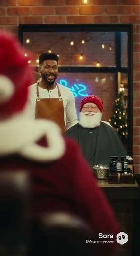 Santa Gets a Beard Trim at the Barber Shop! 🎅💈 “Now I’m Ready for the Holidays!”