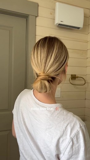 Easy Low Bun Tutorial: Cute and Simple Hairstyle Inspiration