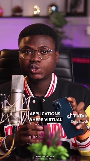 How to use the LIDAR scanner on your iPhone. #tech #lidar #lidarscanning #tipsandtricks #iphonetricks #shallytech #techtok