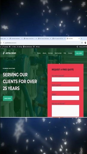 Create a Website Using Astra Theme & Essential Toolkit #wordpress