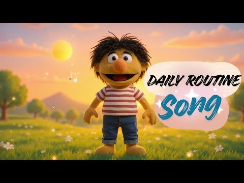 Daily Routine Song for Kids ⏰🌞🍽️📚🎶