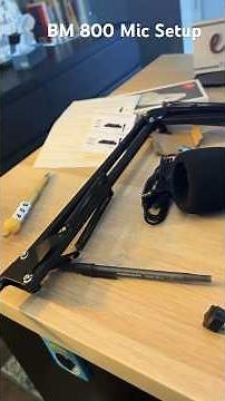 Podcast Equipment Bundle, BM-800 Setup and installation