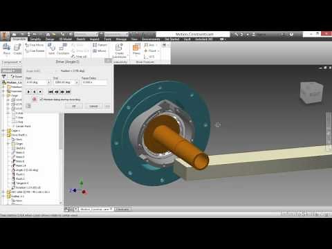 Autodesk Inventor - Advanced Assemblies Tutorial | Motion And Translational Constraints