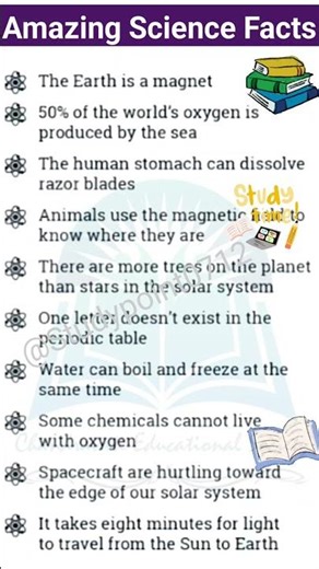 Top 10 Amazing Science Facts That Will Blow Your Mind! 🔥🧠 #AmazingScienceFacts #knowledge #education