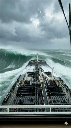 No Escape: Tankers Trapped in Violent Storm Seas