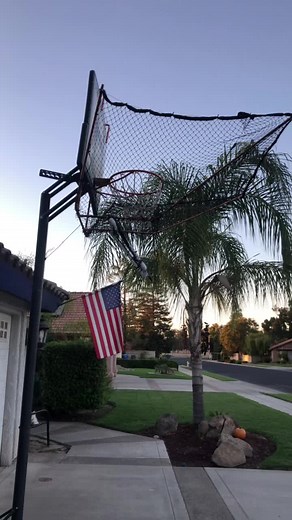 DIY basketball return, homemade