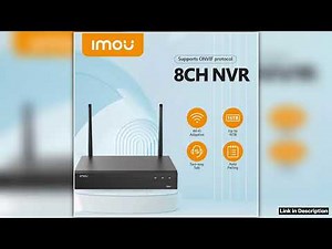 IMOU WiFi Network Security System 8CH Wireless NVR 1080P Resolution Strong Metal Shell Conforms to