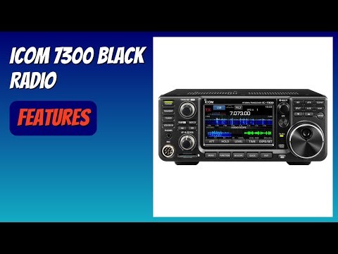 REVIEW (2025): ICOM 7300 Black Radio. Features