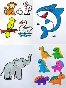 959K views · 13K reactions | Cute & Easy Drawings from Numbers for Kids | Kidpid | Facebook