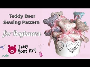 Teddy Bear Sewing Pattern for Beginners – Step-by-Step DIY Tutorial to Make Your First Plush Toy