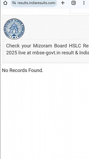 How to check mizoram board 10th class result 2025|Mizoram Board Result 2025 live check now|MBSE HSLC