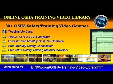 Online OSHA Training Library | OSHA safety videos in the workplace, 2023