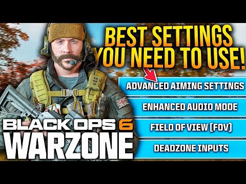 WARZONE: New BEST SETTINGS To Use! VERDANSK SETTINGS UPDATE! (Best Console & PC Settings)