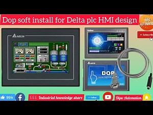 How to Delta plc HMI design software Dopsoft download and install