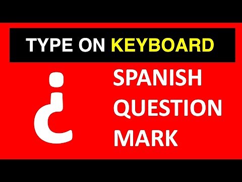 How to type Question Mark in Spanish on MAC [ MacBook ]