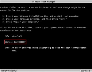 Windows 10 오류 코드 0xC000000F를 수정하는 8가지 방법(BSOD 수정)