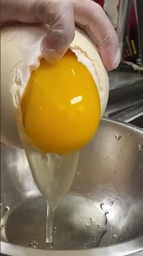 Cracking Open an Ostrich Egg | Food Network | #Shorts