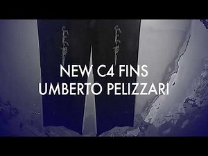 Umberto Pelizzari testing the new C4 polymer fins at Y-40