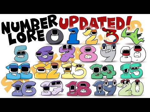 Number Lore updated 3 and 4 Complete 0 to 20 Chart!