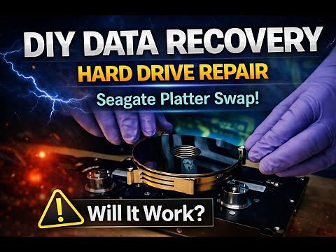 DIY Hard Drive Repair - Will A Platter Swap On This Seagate Hard Drive Actually Work? (Updated 2026)