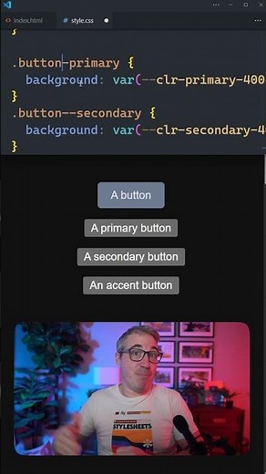 Simplified modifier classes with this CSS trick