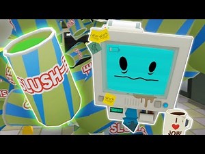 BAD STORE CLERK FILLS STORE WITH 1000 CUPS! - Job Simulator OvertimeVR Gameplay - Oculus VR Game