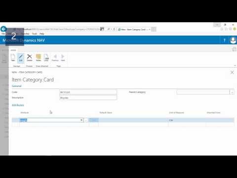 How Do I Work with Item Attributes in Microsoft Dynamics NAV 2017