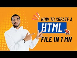 Create Your First HTML File | HTML Tutorial for Beginners (Step-by-Step)