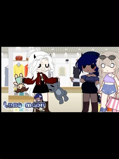 elas comprando as coisas pro bebê #gacha